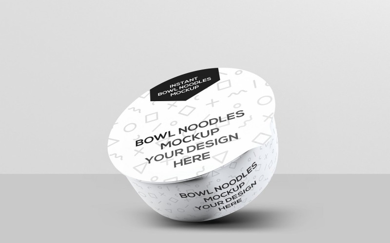 Food Bowl -Instant Food Bowl Mockup 2 Product Mockup