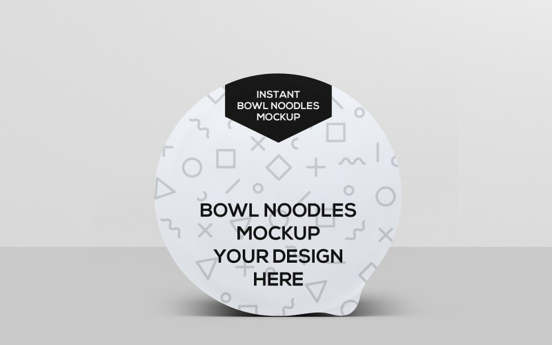 Food Bowl -Instant Food Bowl Mockup 6 Product Mockup