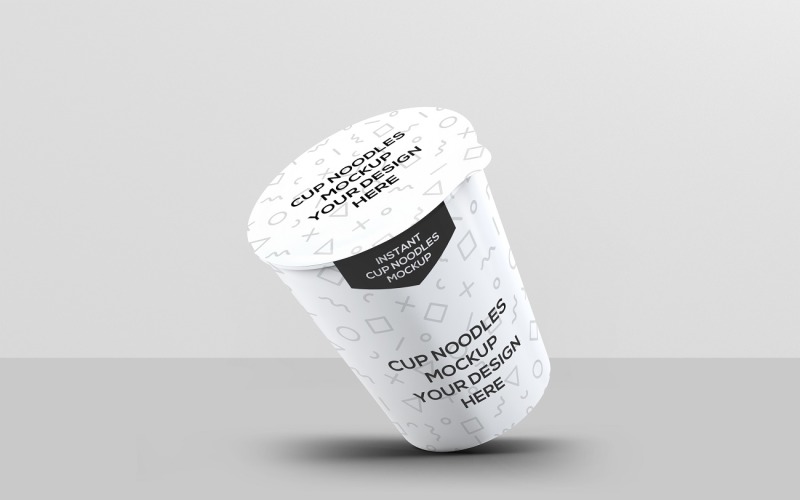 Food Cup - Instant Food Cup Mockup 2 Product Mockup