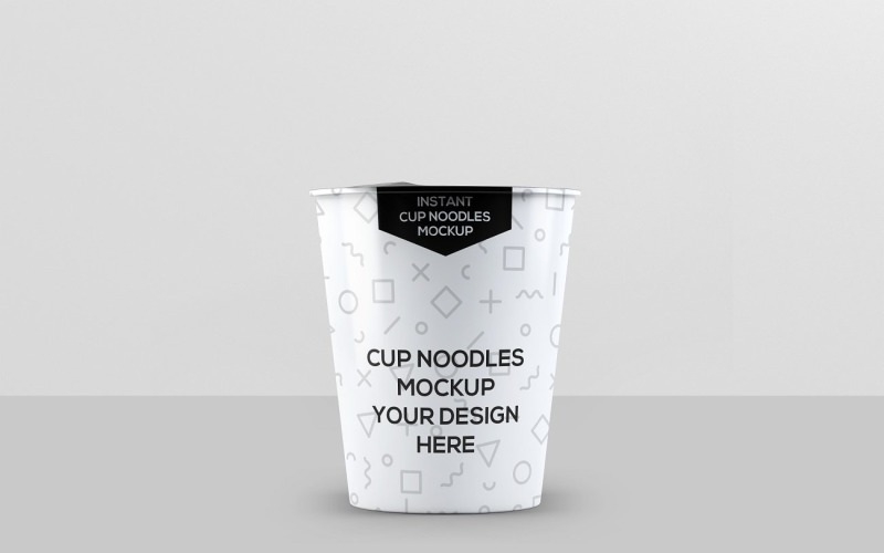 Food Cup - Instant Food Cup Mockup Product Mockup