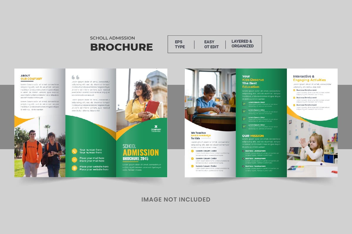 Template #334445 Trifold Leaflet Webdesign Template - Logo template Preview