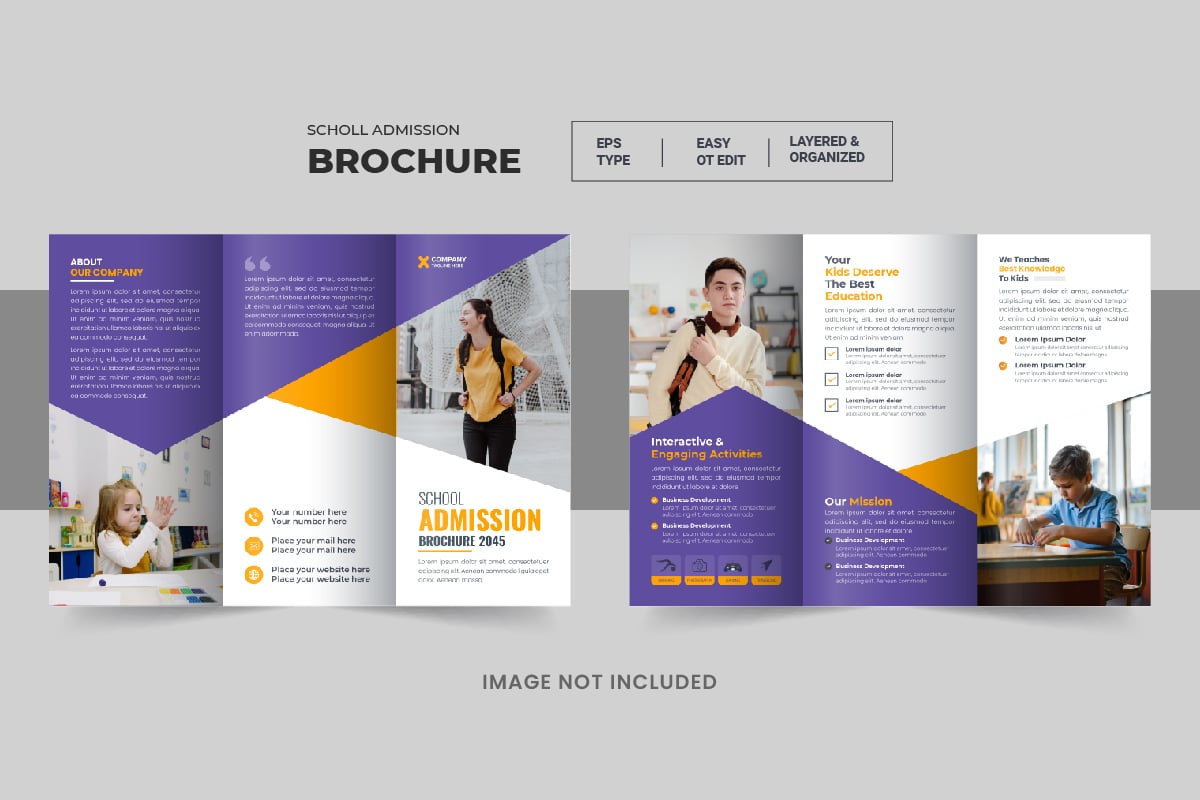 Template #334447 Trifold Leaflet Webdesign Template - Logo template Preview