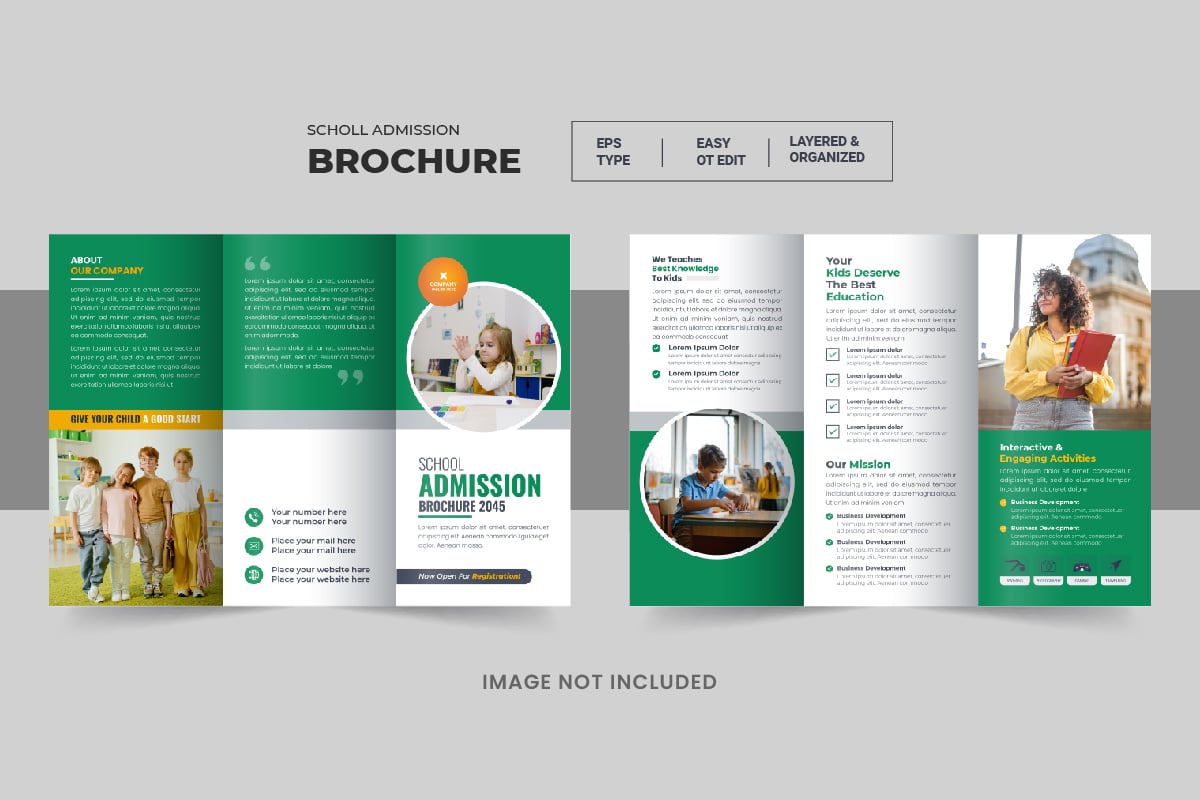 Template #334449 Trifold Leaflet Webdesign Template - Logo template Preview