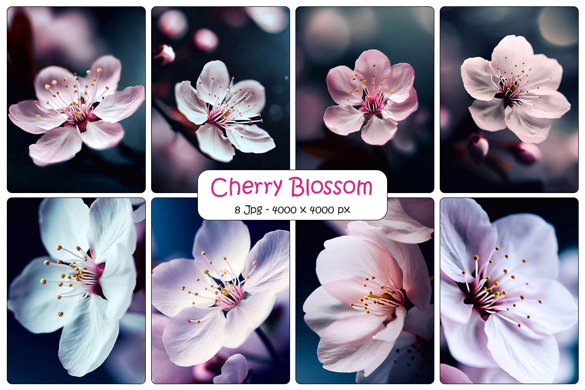 Kit Graphique #334464 Cherry Blossom Divers Modles Web - Logo template Preview