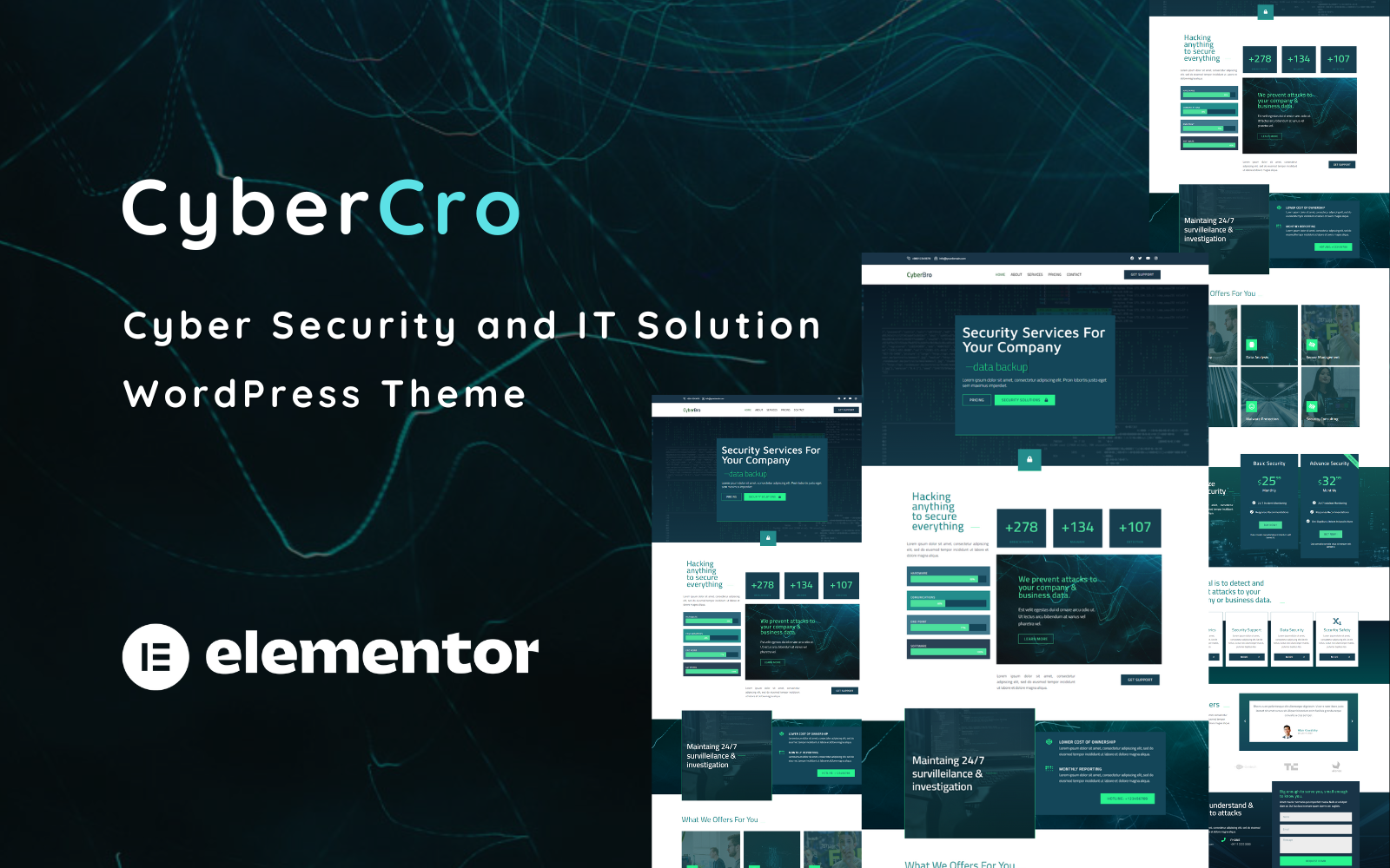 CyberCro WordPress Themes 334527