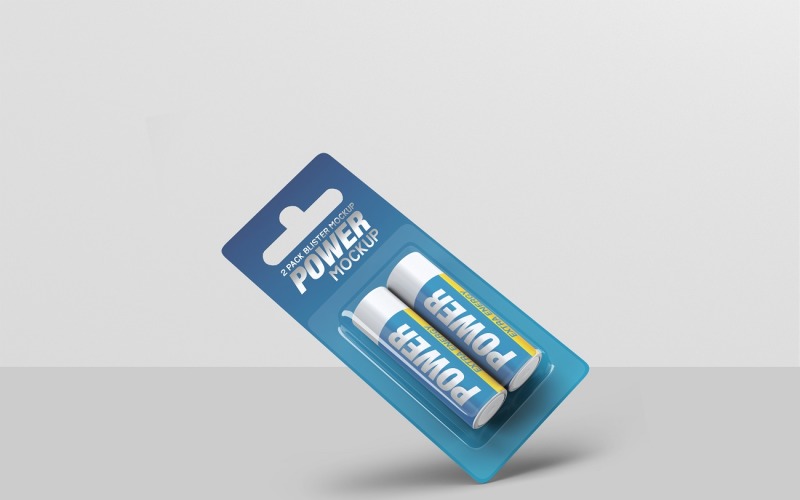 Battery Blister Pack Mockup 2 Product Mockup