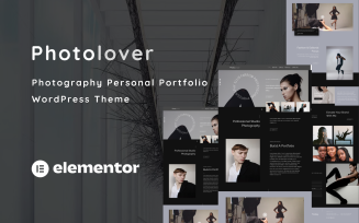 Photolover - Photography Portfolio One Page WordPress Theme