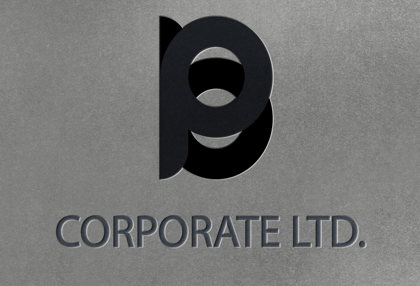 Pb  Logo design -  Editable and ready for download corporate logo design