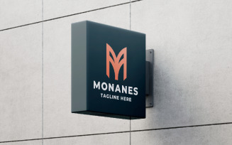 Monanes Letter M Pro Logo Template