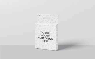 Slim Square Box With Hanger Mockup 2