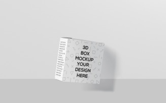Slim Square Size Box Mockup 5