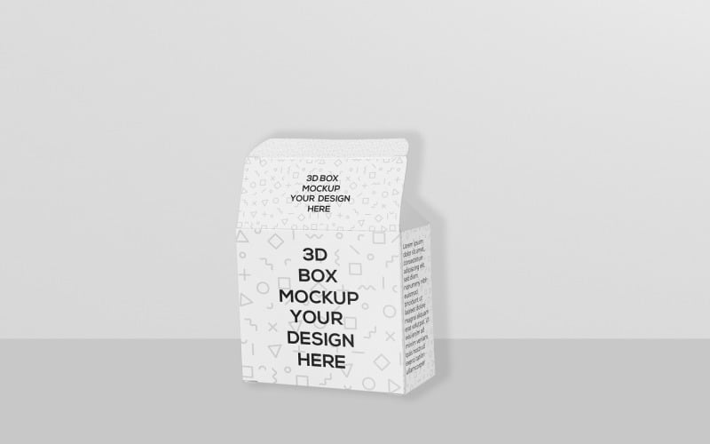 Slim Square Size Box Mockup Product Mockup