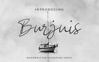 Burjuis - Modern Script fonts