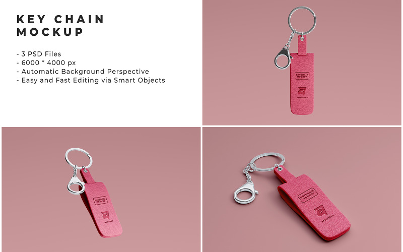 Keychain Mockups Template Product Mockup