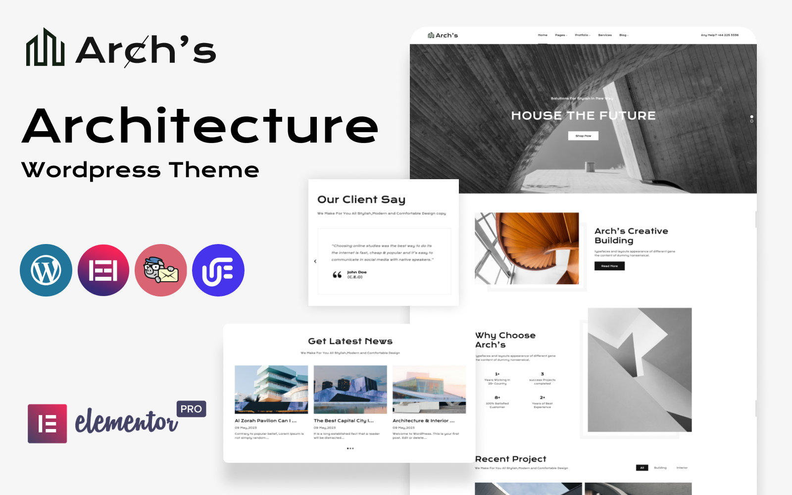 Arch's - Architecture Construction WordPress Theme