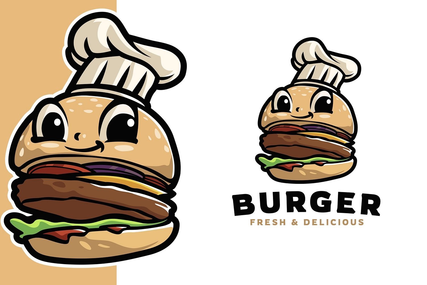 Kit Graphique #334848 Burger Viande Divers Modles Web - Logo template Preview