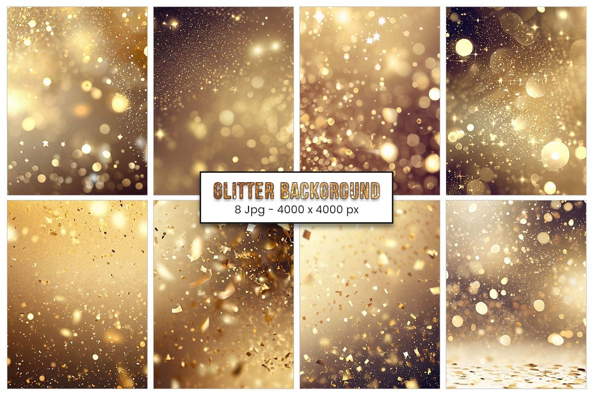 Kit Graphique #334856 En-or Glitter Divers Modles Web - Logo template Preview