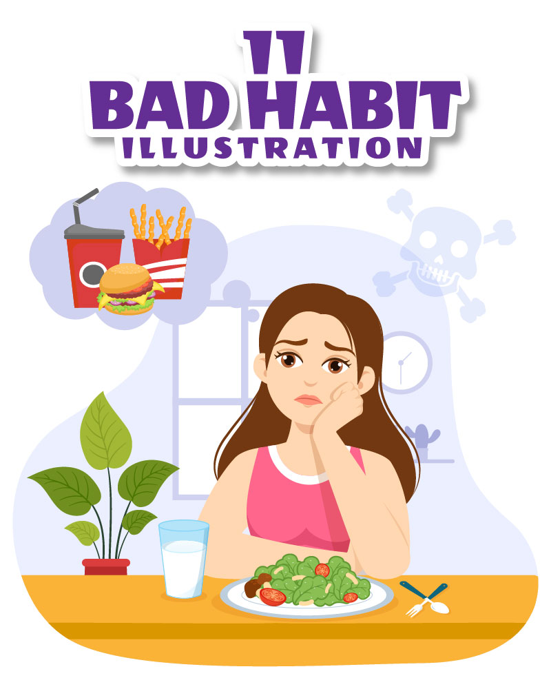 Kit Graphique #334871 Bad Habit Divers Modles Web - Logo template Preview