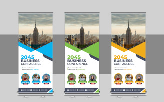 Business Roll Up Banner, X Banner, Standee, Pull Up Design for Advertising Agency