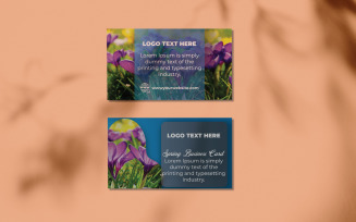 Creative Spring Business Card Design
