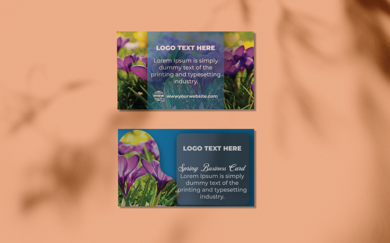 Creative Spring Business Card Design Corporate Identity
