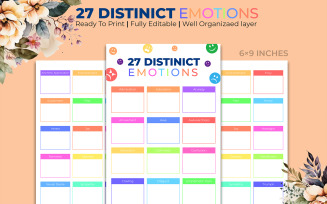 27 Distinct Emotions Kdp Interior