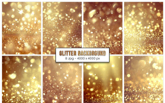 Gold Glitter Background Digital Papers
