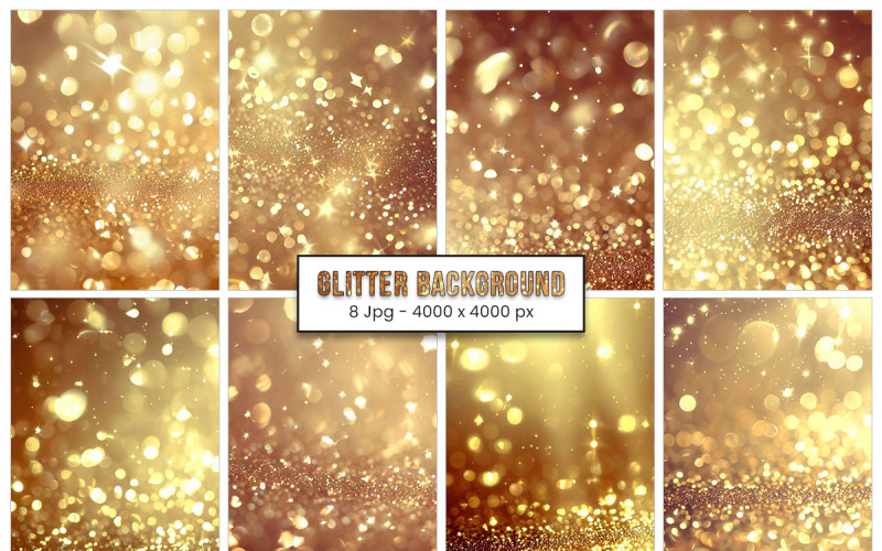 Gold Glitter Background Digital Papers