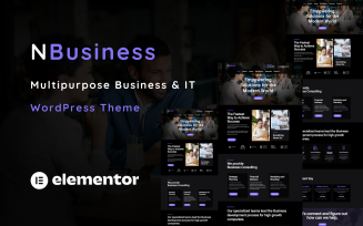 Nbusiness - Multipurpose Business and IT Solution One Page WordPress Theme
