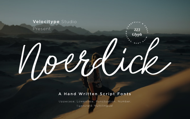 Noerdick - Modern Script fonts Font