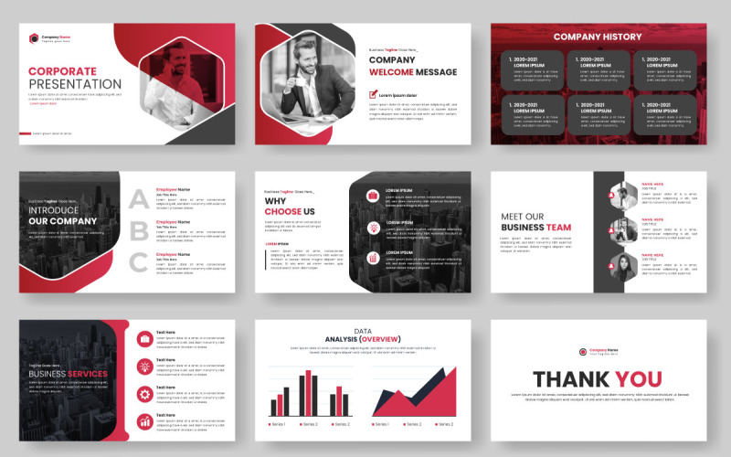 Vector Presentation background, website slider, landing page, annual report and company profile Illustration