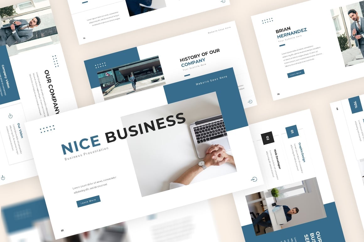 Kit Graphique #334933 Agence Business Divers Modles Web - Logo template Preview