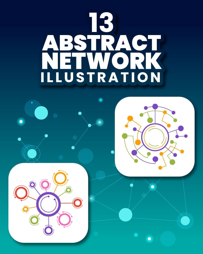 Kit Graphique #334944 Abstract Network Divers Modles Web - Logo template Preview