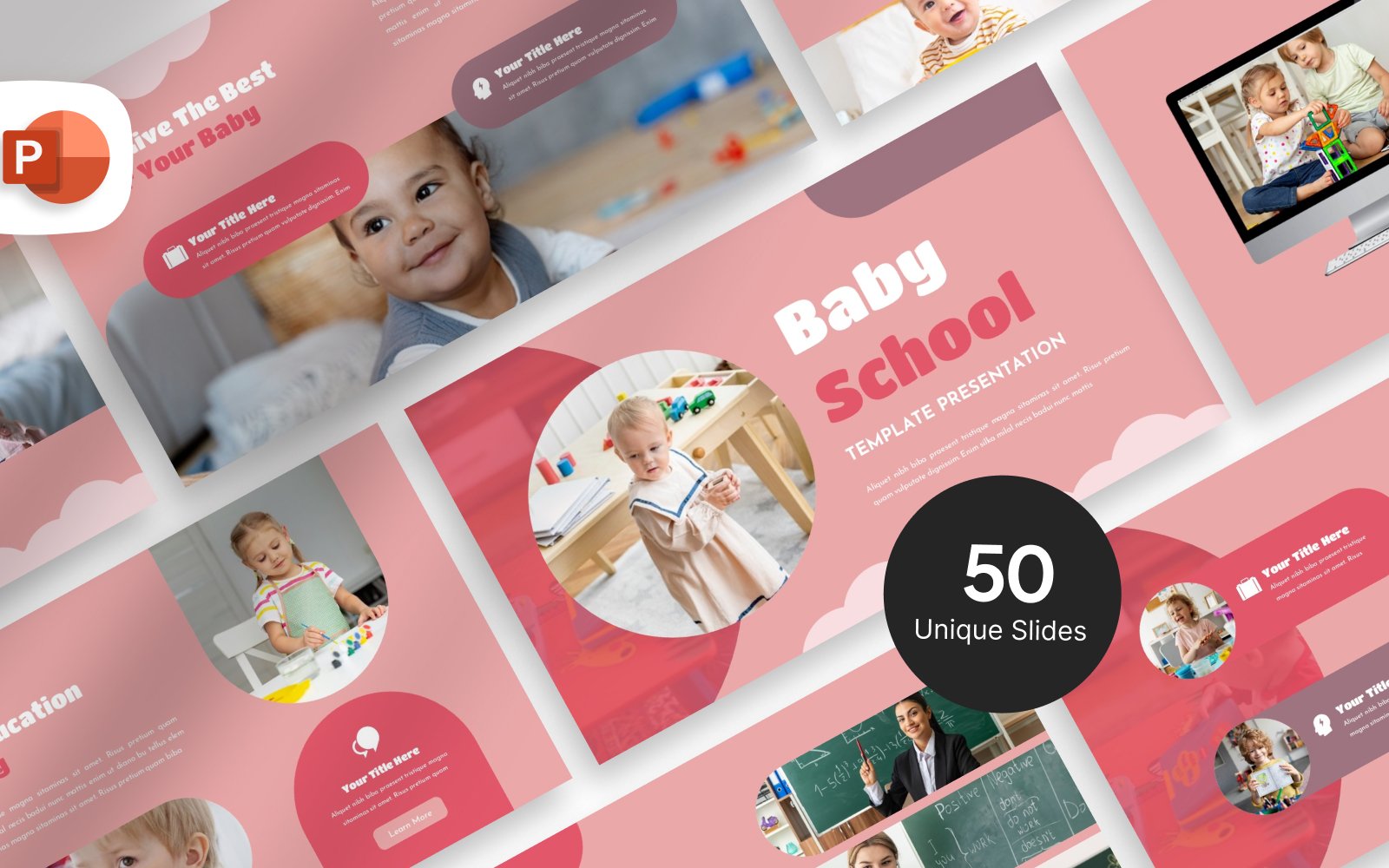 Template #334981 School Baby Webdesign Template - Logo template Preview
