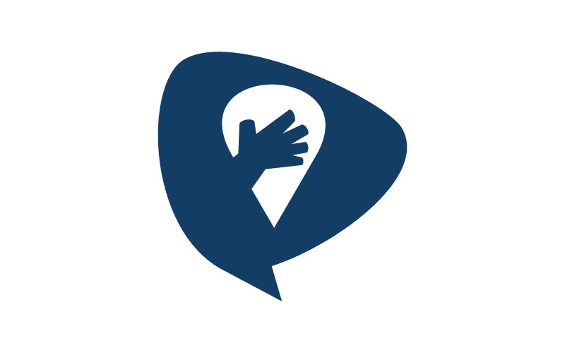 Technology Share Communication Location logo Logo Template