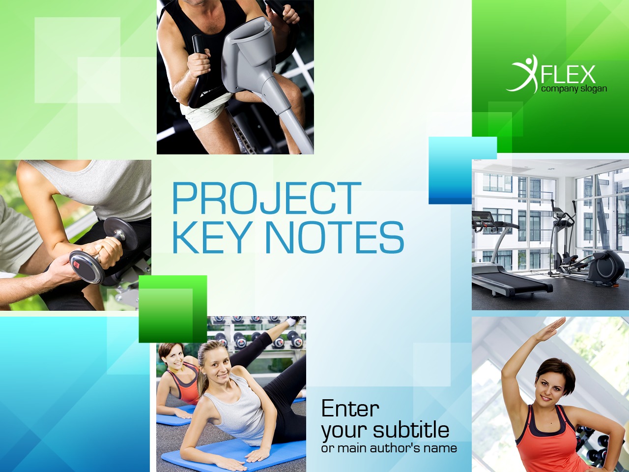 Fitnessz PowerPoint sablon 33555 - képernyőkép