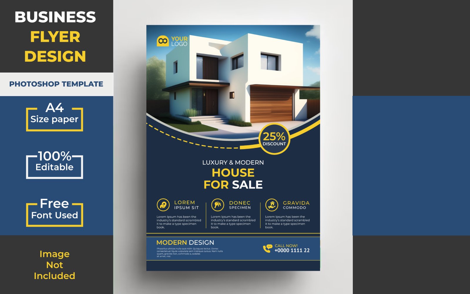 Template #335023 Flyer Graphics Webdesign Template - Logo template Preview