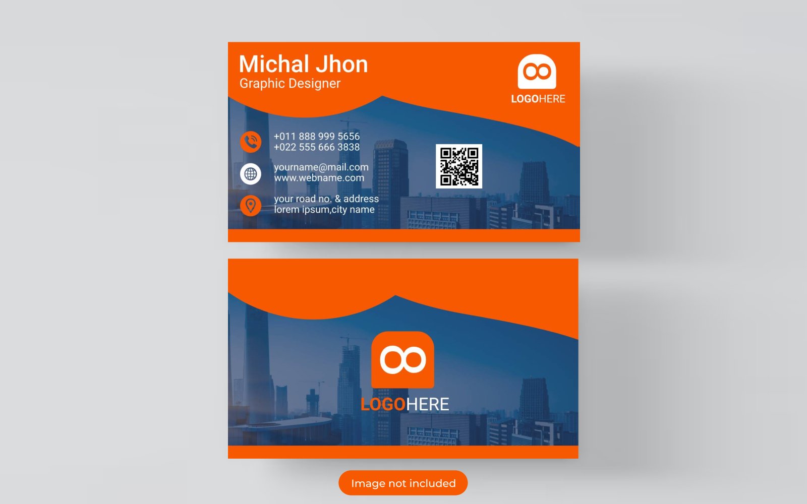 Template #335034 Business Card Webdesign Template - Logo template Preview