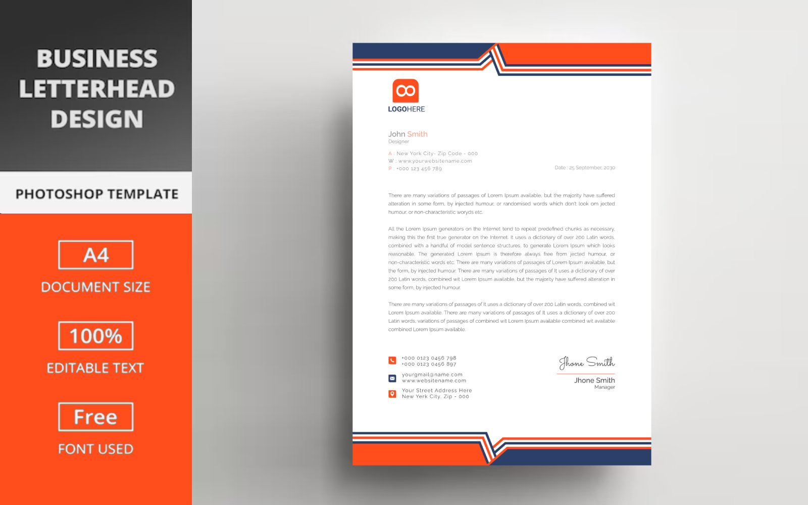 Template #335035 Letterhead Template Webdesign Template - Logo template Preview