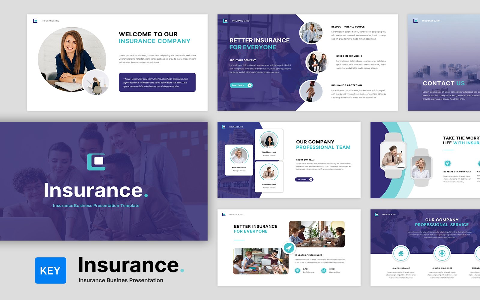 Kit Graphique #335144 Insurance Business Divers Modles Web - Logo template Preview