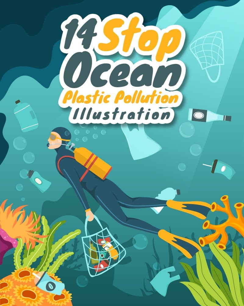 Template #335159 Ocean Plastic Webdesign Template - Logo template Preview