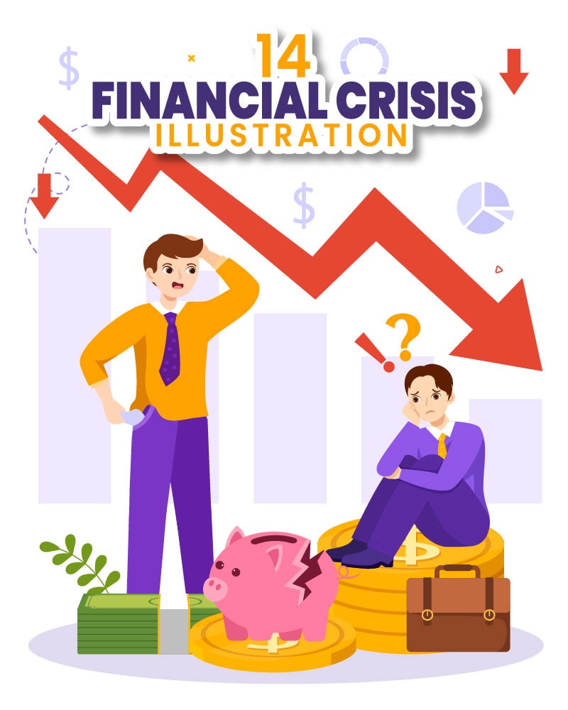 Kit Graphique #335183 Financier Crise Divers Modles Web - Logo template Preview