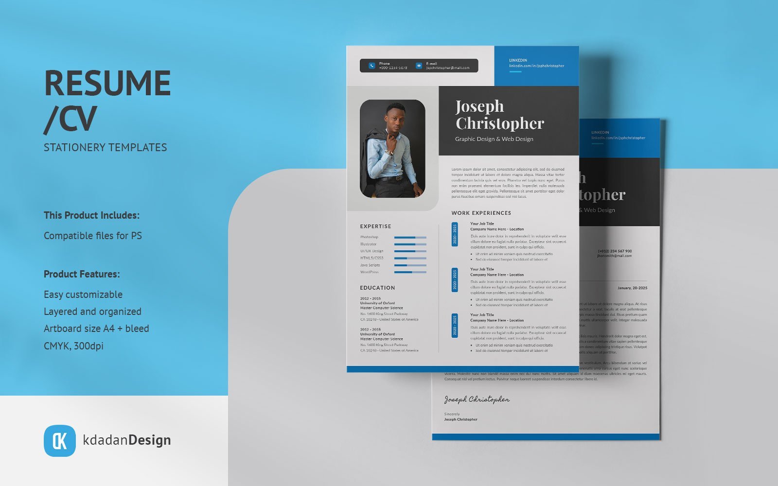 Kit Graphique #335191 Resume Business Divers Modles Web - Logo template Preview