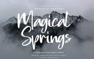 Magical Springs - Modern Script fonts