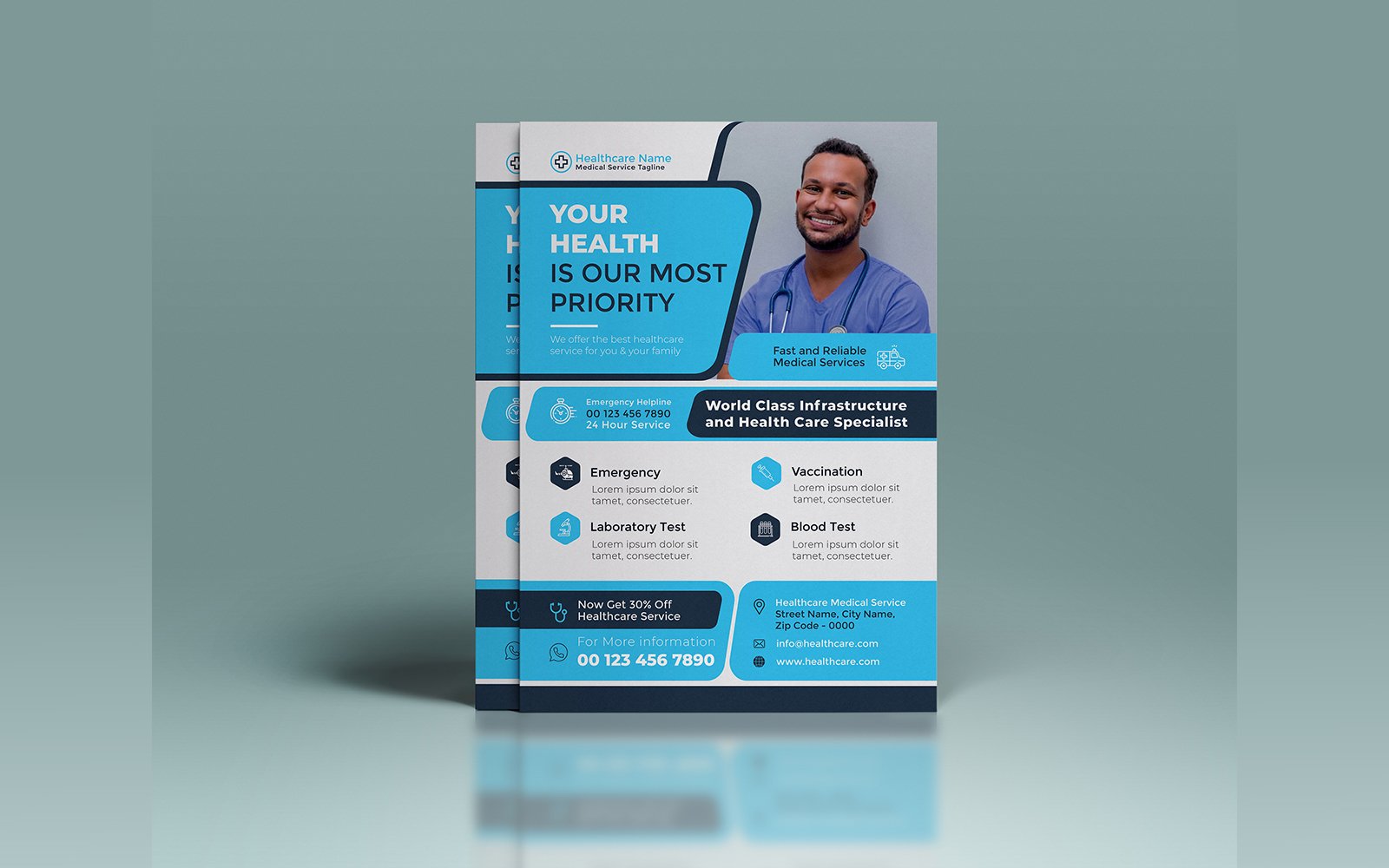 Template #335255 Medical Flyer Webdesign Template - Logo template Preview