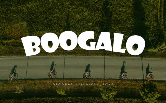 Boogalo - Decorative Font