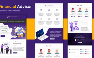 Financial Advisor – Multipurpose Email Newsletter Template