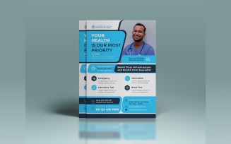 Medical and Healthcare Flyer Design Template
