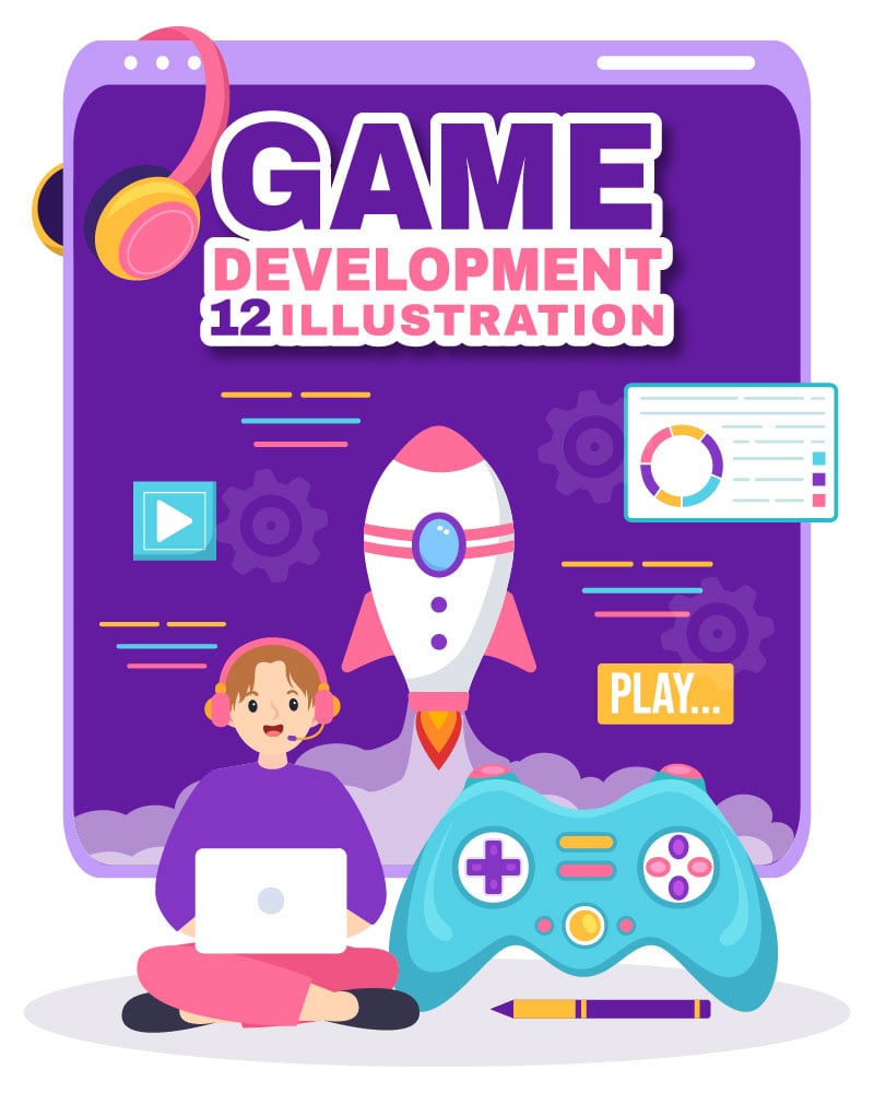 Template #335375 Development Game Webdesign Template - Logo template Preview