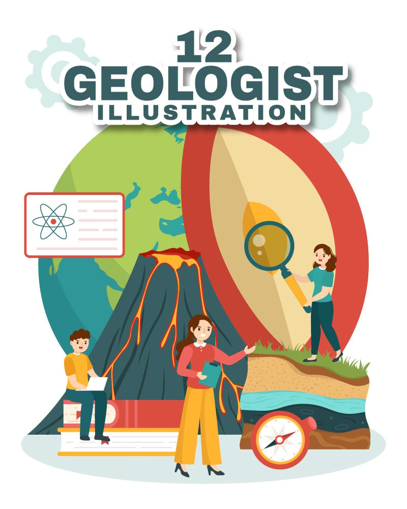 Kit Graphique #335392 Geologist Gologie Divers Modles Web - Logo template Preview
